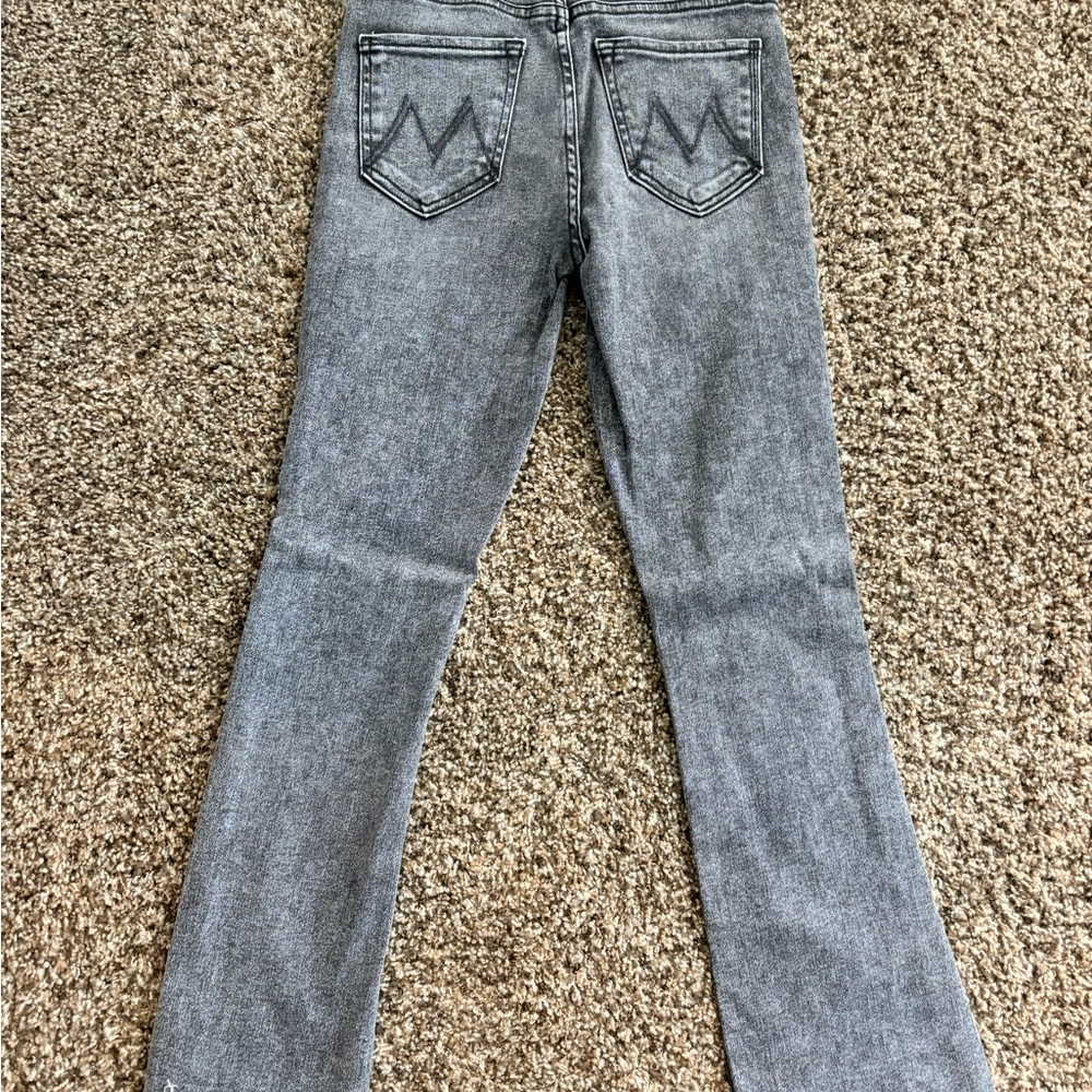 MOTHER Gray Straight Leg Women's Jeans